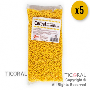 CEREAL CHOCOLATE COLOR AMARILLO X 5 paquetes X200GR ARGENFRUT